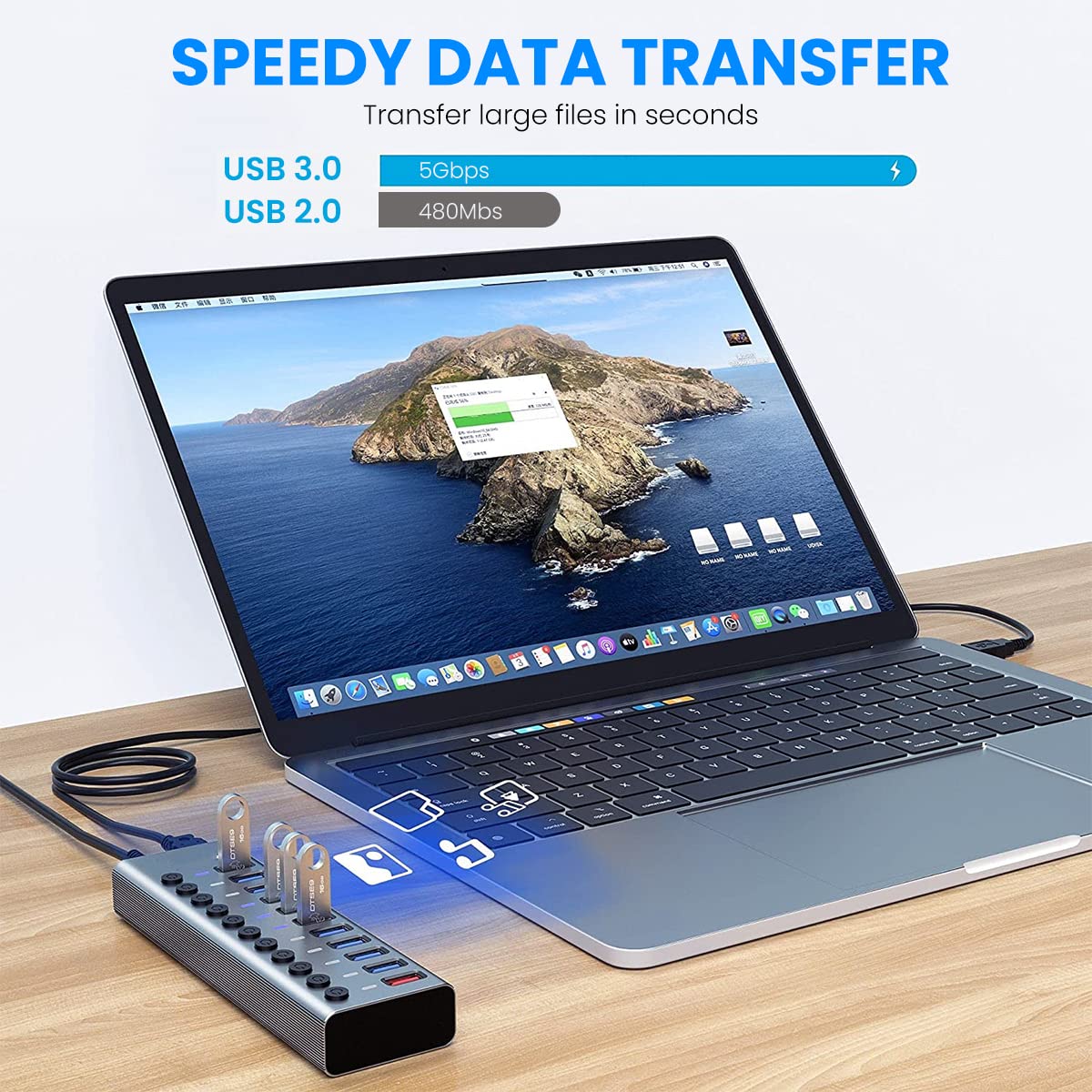 Verilux Powered USB Hub 11 in 1 USB HUB with Individual On/Off Switches and 12V/4A Power Adapter USB Hub 3.0 Splitter Multi USB Port for Laptop, PC, Computer, Mobile HDD, Flash Drive Mouse, Keyboard Verilux Powered USB Hub 11 in 1 USB HUB with Individual On/Off Switches and 12V/4A Power Adapter USB Hub 3.0 Splitter Multi USB Port for Laptop, PC, Computer, Mobile HDD, Flash Drive Mouse, Keyboard